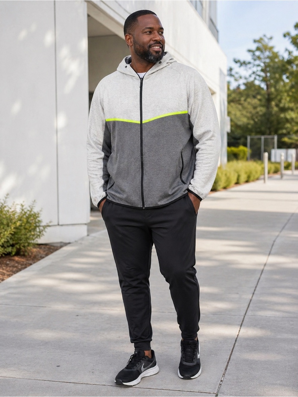 Nike Pro - Gray Black - Sleeveless Compression Top - Small